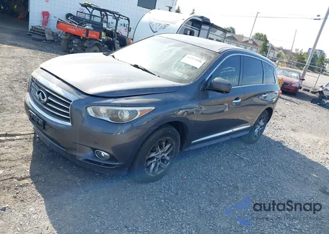 2013 Infiniti Jx35 from USA, damaged, VIN 5N1AL0MM2DC309476